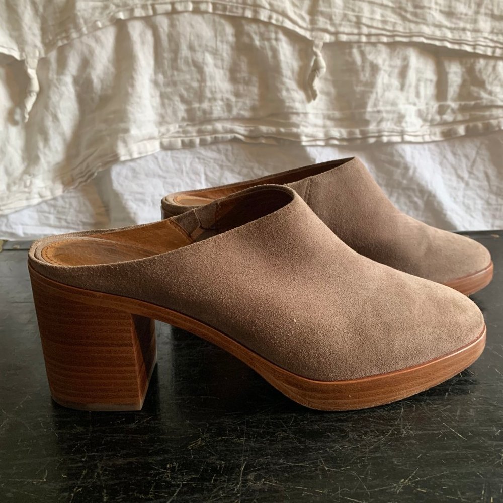 FRYE Dusty Rose Joan Campus Mules Size 9